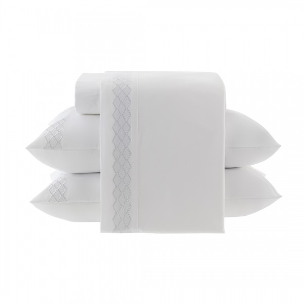 Jogo De Cama Bordado Gretta