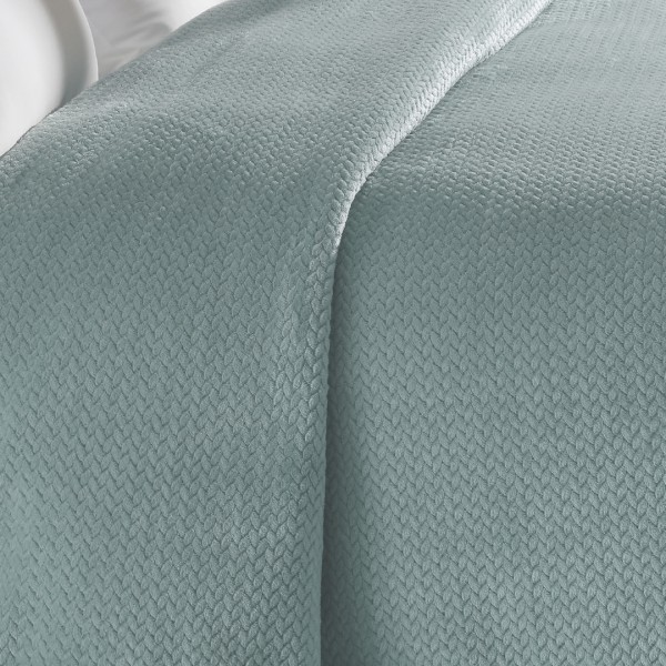 Manta Fleece Trançada