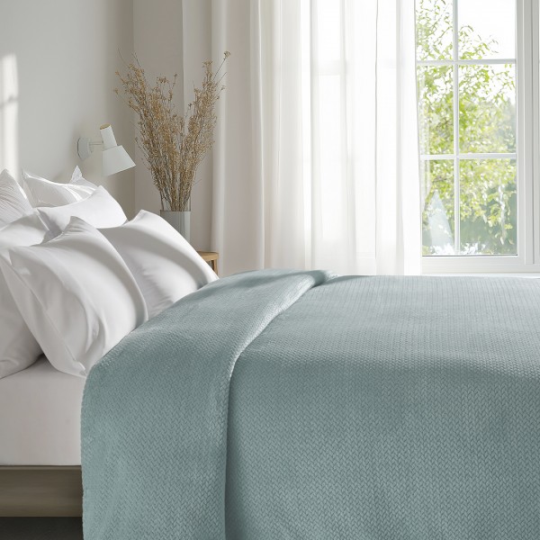 Manta Fleece Trançada